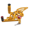 Aprilia RSV4 (2009-2011) - Gold 2 x Rear Sets Rearset Foot Pegs Set