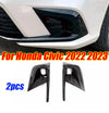 Honda Civic Front Fog Lamp Bumper Light Cover Trim 2x (2022–2024)
