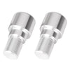 18mm Silver Motorcycle Dirt Bike Handlebar Grips End Cap Plugs (All Years)