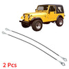 Jeep CJ Series CJ5 CJ7 Scrambler Tailgate Support Cables (1976-1986)