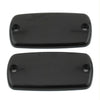 Honda Valkyrie Goldwing GL1500 Black Front Brake Reservoir Fluid Cover Cap