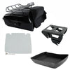 Harley Street Glide Chopped Trunk Backrest Rack Solo Mount (2014-2025)