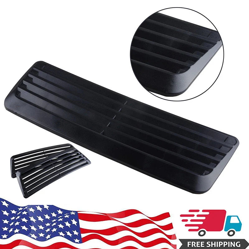 Universal Black Car Air Flow Intake Hood Decorative Scoop Vent Cover