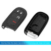 Jeep Cherokee Black Key Fob Shell Case (2014-2018)