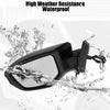 Honda Civic 3 Pin Left Side Door Mirror Assembly Black (2016-2021)
