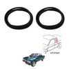 Cab Rubber Weathertrip Seal Pair Fits Nissan Navara D21 Frontier D22 1992-05 D09