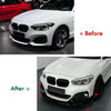 BMW F20 F21 M Sport Front Bumper Spoiler Lip Side Covers (2015-2019)