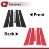 Toyota Crown Door Pillar Window Trim / 4 x CF Front Rear Left Right