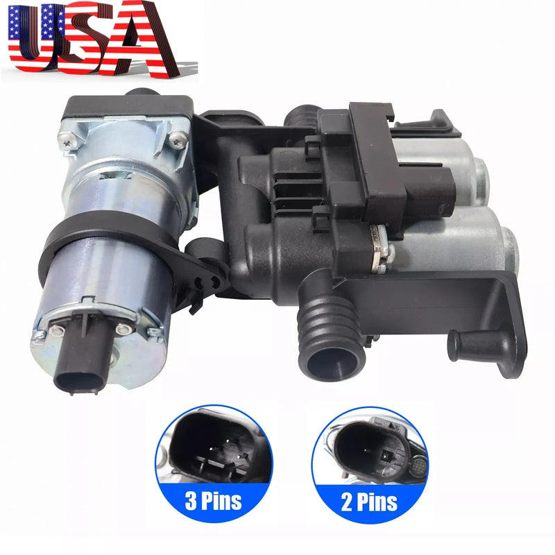BMW E38 E39 Heater Control Valve With Auxiliary Water Pump (1995–2003)
