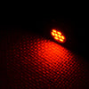 Car Instrument Panel Dash Light 13Pc T10 31mm Red SMD LED Bulbs
