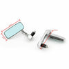 Universal Motor 7/8" Chrome Handlebar Mount Rearview Mirrors