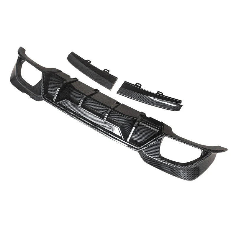 BMW 3 Series G20 Carbon Fiber Look Rear Bumper Lip Diffuser (2019-2022)