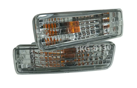 Toyota Hilux MK3 LN85 LN105 YN106 3 Wire Crystal Front Bumper Light (1988-1997)