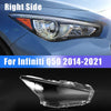 Infiniti Q50 Right Passenger Front Headlight Lens Cover (2014-2021)