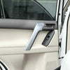 Land Cruiser Prado 4 x Matte Front Door Armrest Cover Trim (2010-2018)