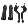 Yamaha FZ MT 07 09 Black Folding Brake Clutch Lever Grip Set (2014-2020)