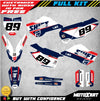 Husqvarna TC 85 Custom Graphic Kit LASER Style (2014-2017)