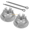 Honda 2 x Axle Castle Nut