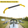 Motorcycle Motorbike 0.39" 10mm Gold Tone Balance Cross Bar Handlebars