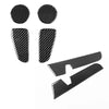 Toyota Corolla 19-24 Soft Carbon Fiber Front/Rear Door Groove Mat Stickers