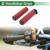 Motorcycle Handlebar Grips 25mm Cover Kit TPU Dark Red