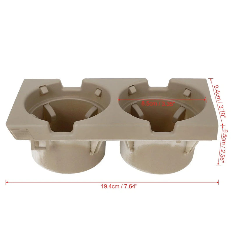 BMW E46 Center Console Cup Holder Beige (1999-2005)