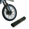Motorcycle Dirt Bike CRF EXC YZF 72pcs Black Wheel Spoke Wraps