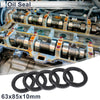 Oil Seal 63x85x10mm NBR Rubber Black 5 Pcs