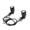 Harley Bobber Cafe Racer Mini Turn Signal Light Blinker Black