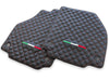 Ferrari 488 Spider IT Edition Black Leather Floor Mats (2015-2020)