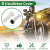 Motorcycle Hand Grips Cover / 7/8" 22mm / TPU White Hexagon