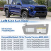 Toyota Tacoma Gray Left Sun Visor w/ Vanity Mirror & Light (2005-2015)