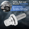 Honda Accord Civic Pilot Crankshaft Pulley Bolt & Washer (2003-2015)