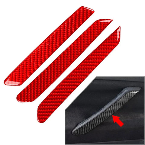 Volkswagen Passat B5 Red Front Rear Door Handle Cover Trim (2001-2005)
