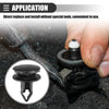 Honda 30 Pcs Fender Liner Bumper Cover Clips