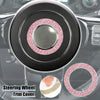 Jeep Wrangler Pink Car Interior Steering Wheel Cap Trim Ring (2007-2023)