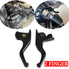 Harley Touring, Street Glide Black Brake & Clutch Hand Lever Set (2008-2023)