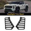 Toyota Tacoma Front Left Headlight Trim Bezel Carbon Fiber Black (2024–2026)