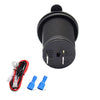 Car Motorcycle ATV 12V Cigarette Lighter Socket Power Outlet