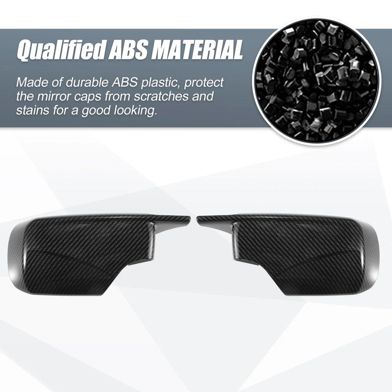 BMW E39 E46 Carbon Fiber M4-Style Rearview Mirror Cover (1998 - 2005)
