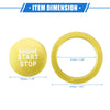 Toyota Highlander (2020-2022) Gold Tone Engine Start Stop Button Cover