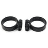 Harley XL Ironhead Sportster Black Exhaust Port Clamps (1957-1985)