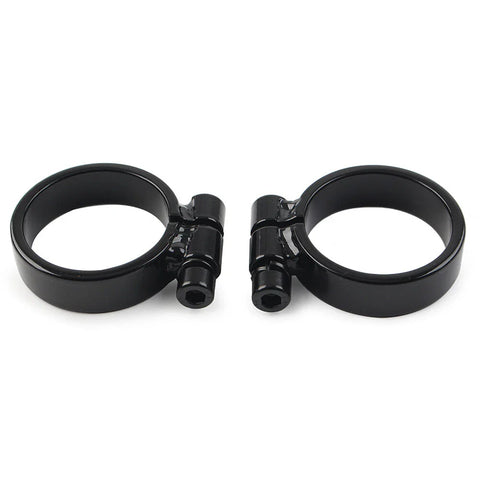 Harley XL Ironhead Sportster Black Exhaust Port Clamps (1957-1985)