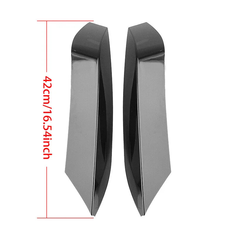BMW F80 M3 F82 F83 M4 Front & Rear Bumper Splitter Lip Spoiler Black (14-20)