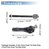 Ford Ranger 6pcs Front Inner Outer Tie Rod End Links Kit (2001-2011)