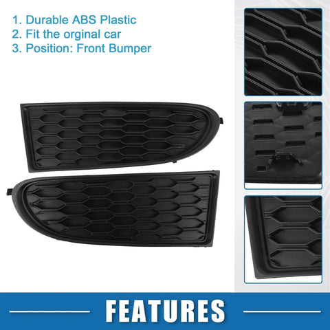 Dodge Journey (2011-2020) Black Fog Light Cover Grille