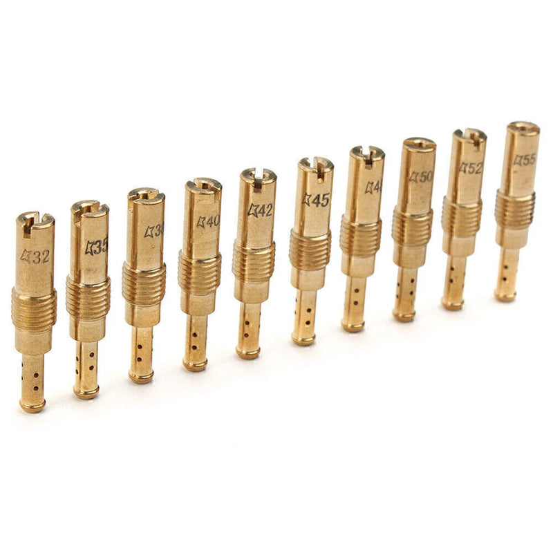 PWK Mikuni OKO KOSO 10 Pcs Carburetor Pilot Slow Jets (32-55)