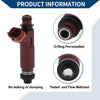 Mazda Miata 1.8 (1999-2001) 1 Pc Wine Red Fuel Injector BP4W-13-250