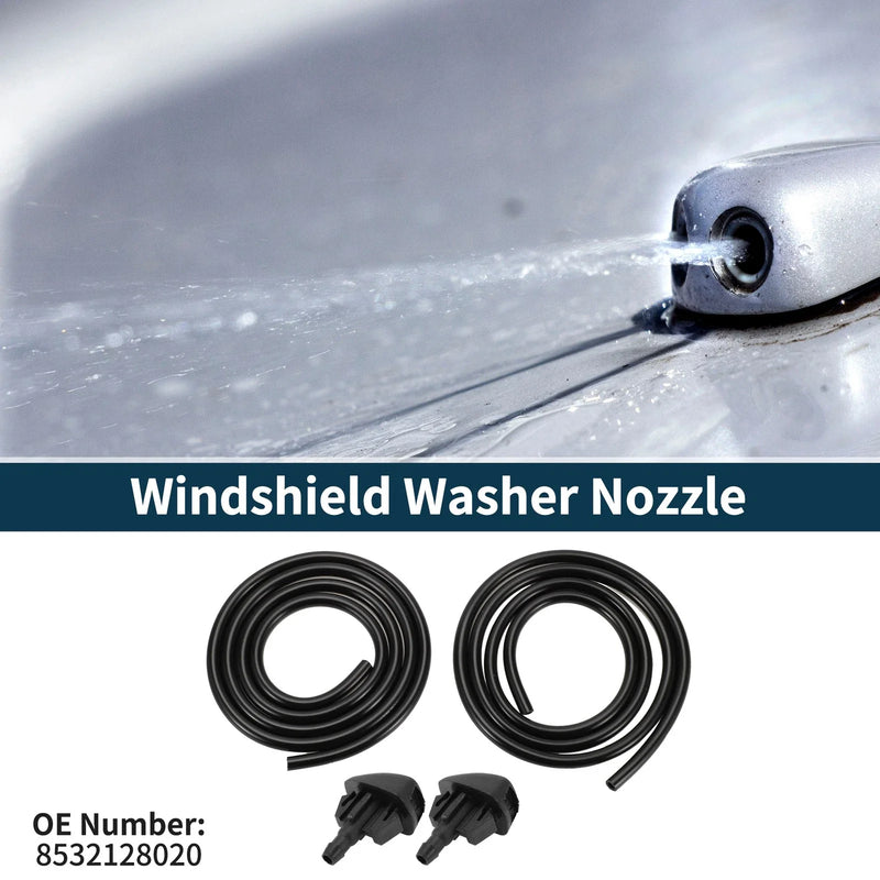 Toyota Windshield Washer Nozzle With Fluid Hose 1Set