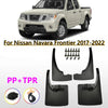 Nissan Navara Frontier 4x Splash Mud Guards Fender Mudguards (2017–2022)